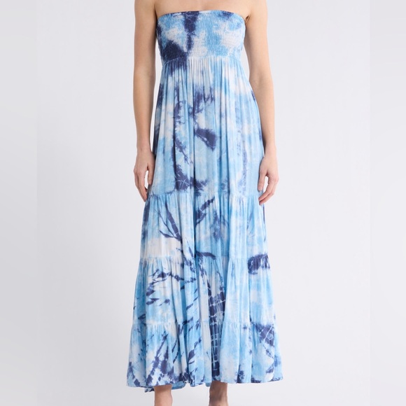 Raviya Dresses & Skirts - Raviya Tie-Dye Maxi Dress/Cover Up - NWT - Size 2X
